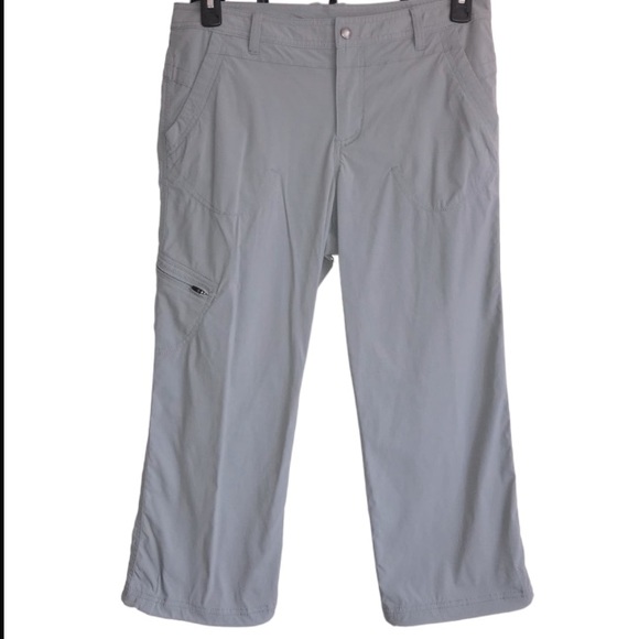 Eddie Bauer Pants - 🔴 4/$15 Eddie Bauer Travex blue/gray cropped cargo pants sz 8T in EUC